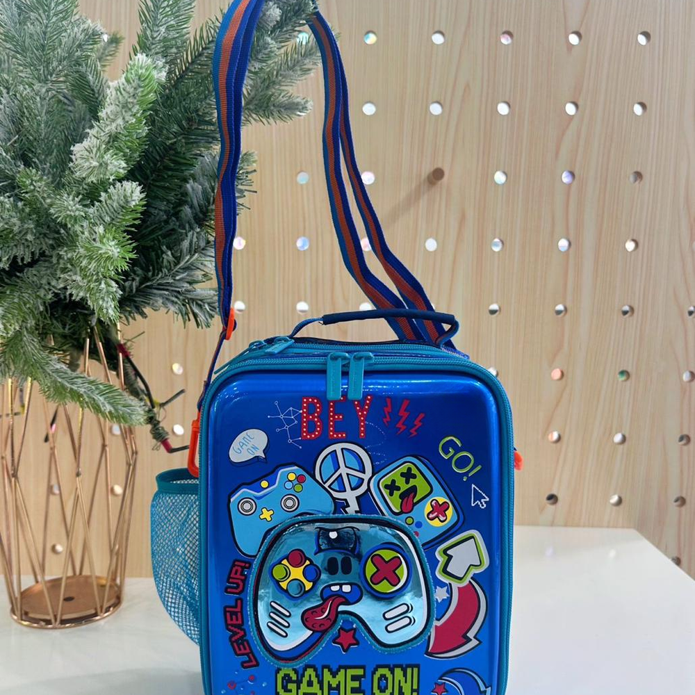 Game-On 2 Compartment Lunch Bag – Bold | Techy | Practical