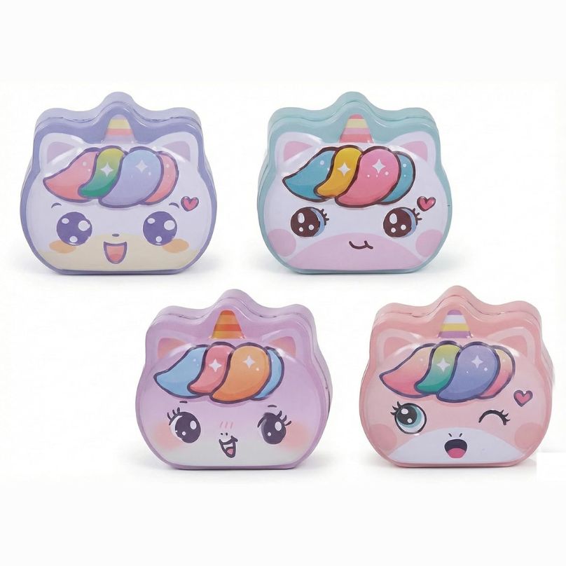 FunBlast Cat Metal Pencil Sharpener | 2-Hole Animal Sharpener for Kids