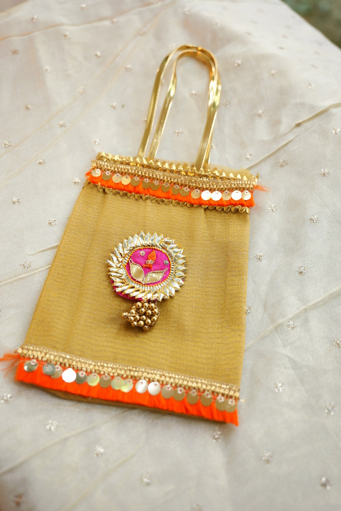 Festive Embellished Gift Bag