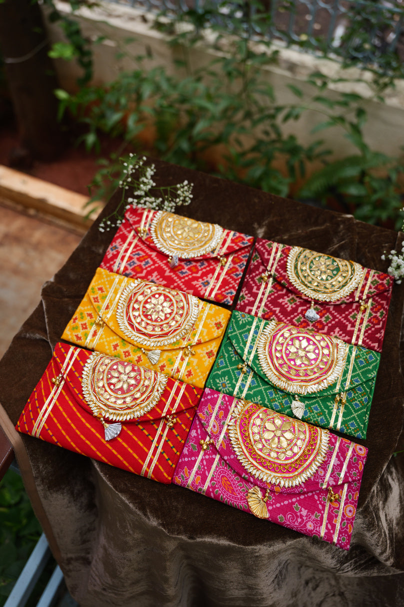 Ethnic Brocade Shagun Envelopes