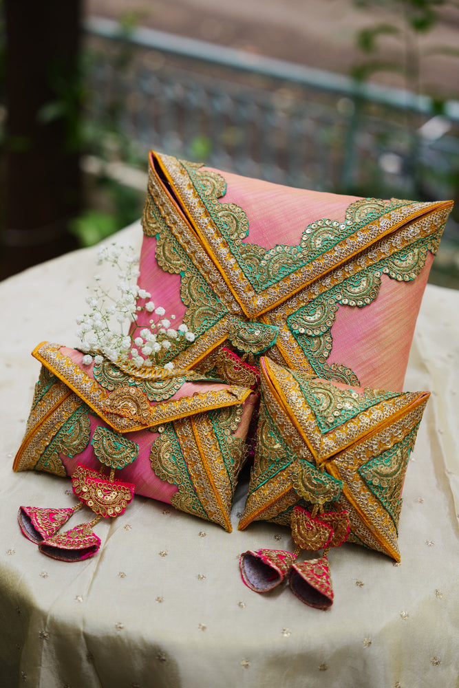 Dusty Rose Pink Coin Envelope / Box