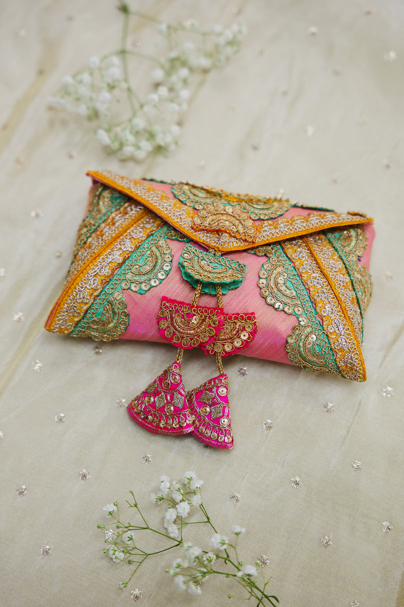 Dusty Rose Pink Cash Envelope / Box