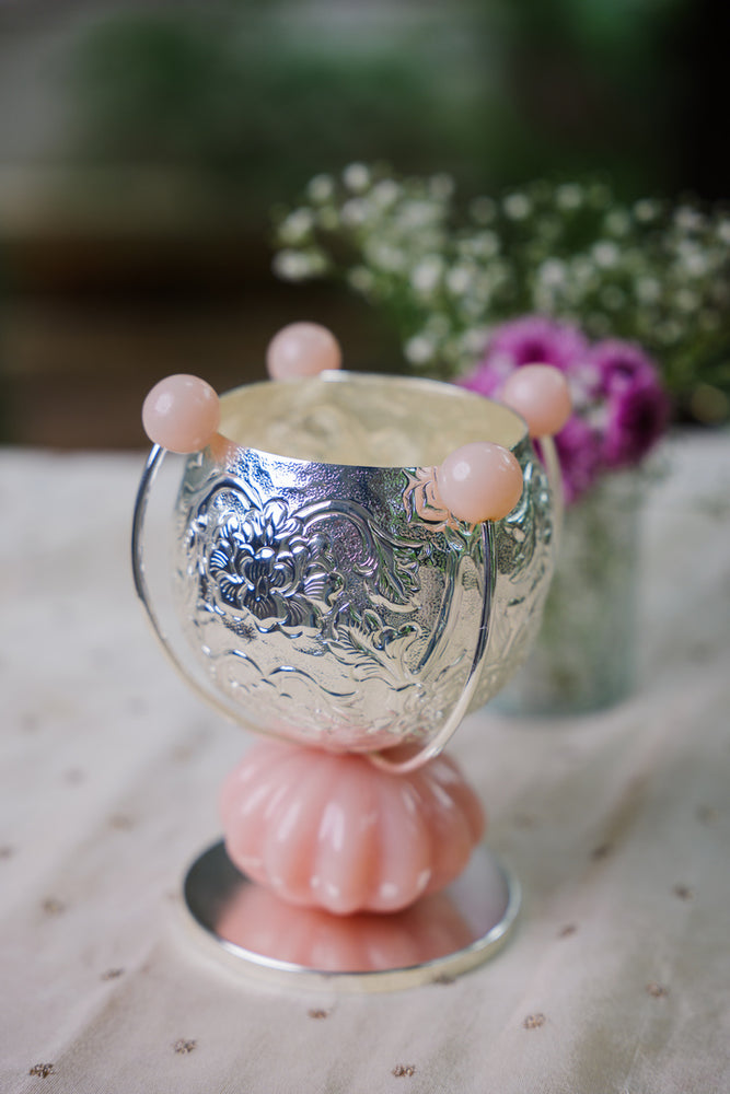 Blossom Mini Silver-Plated Floral Bowl