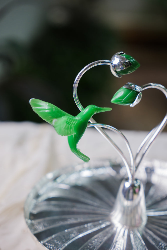 Graceful Bird Silver-Plated Platter