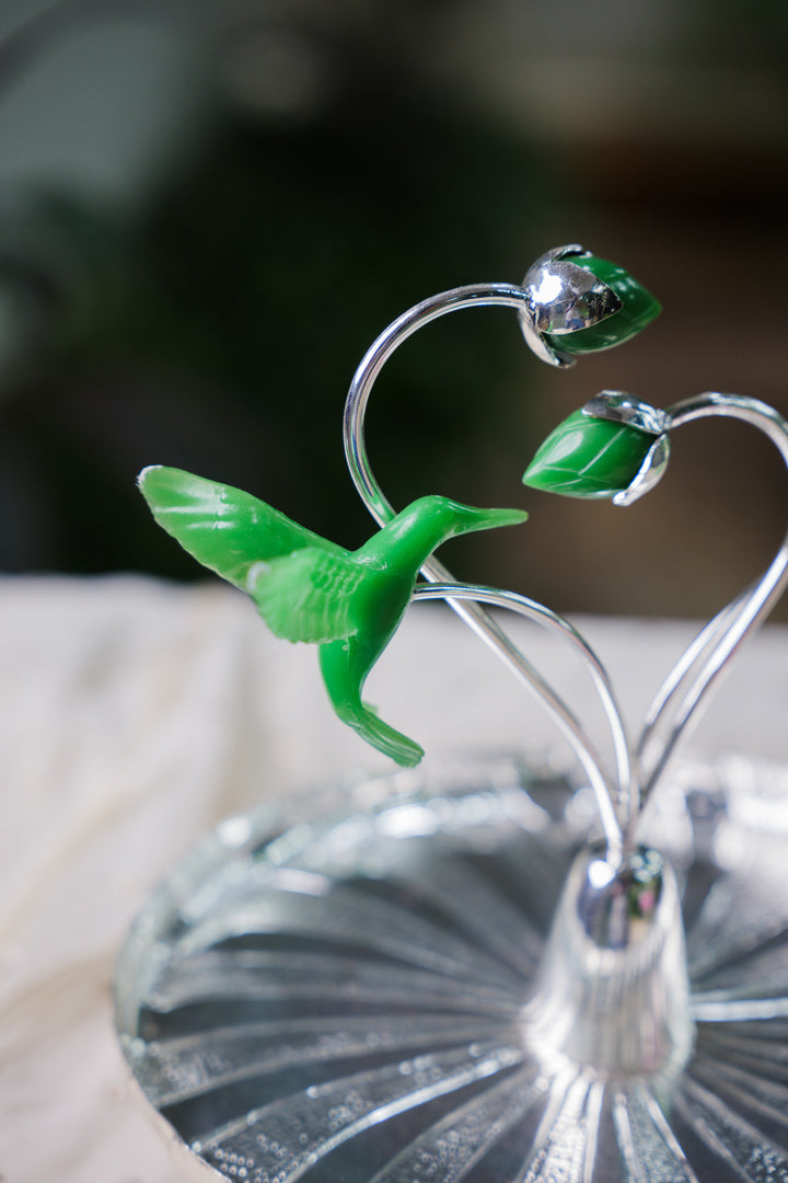 Graceful Bird Silver-Plated Platter