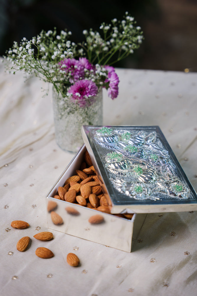 Elegant Silver-Plated Box