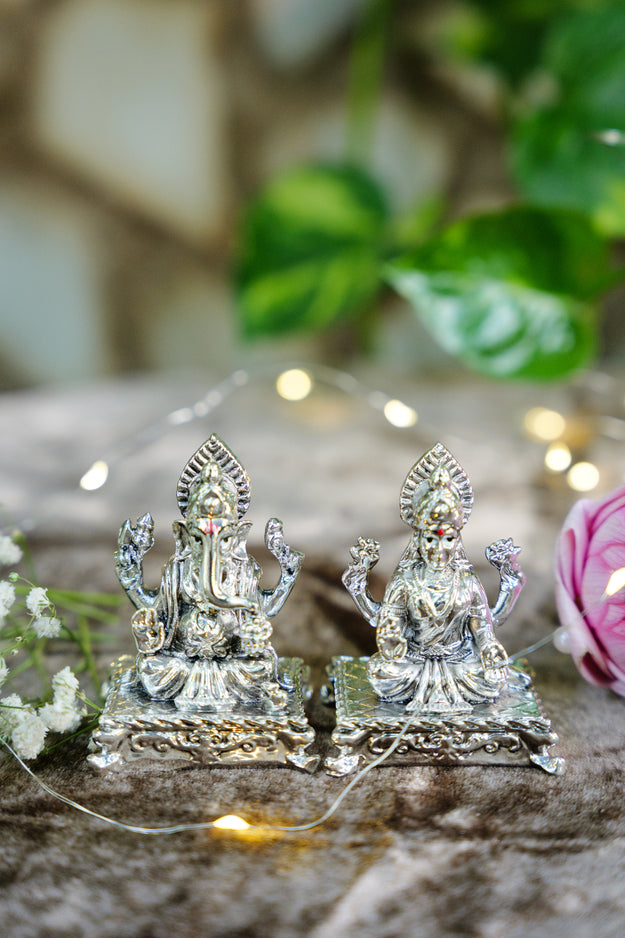German Silver Plated Idol | Decorative Pooja Murti for Home & Décor