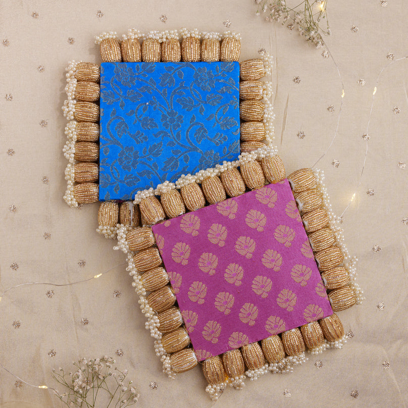 Reversible Pearl Beaded Rangoli