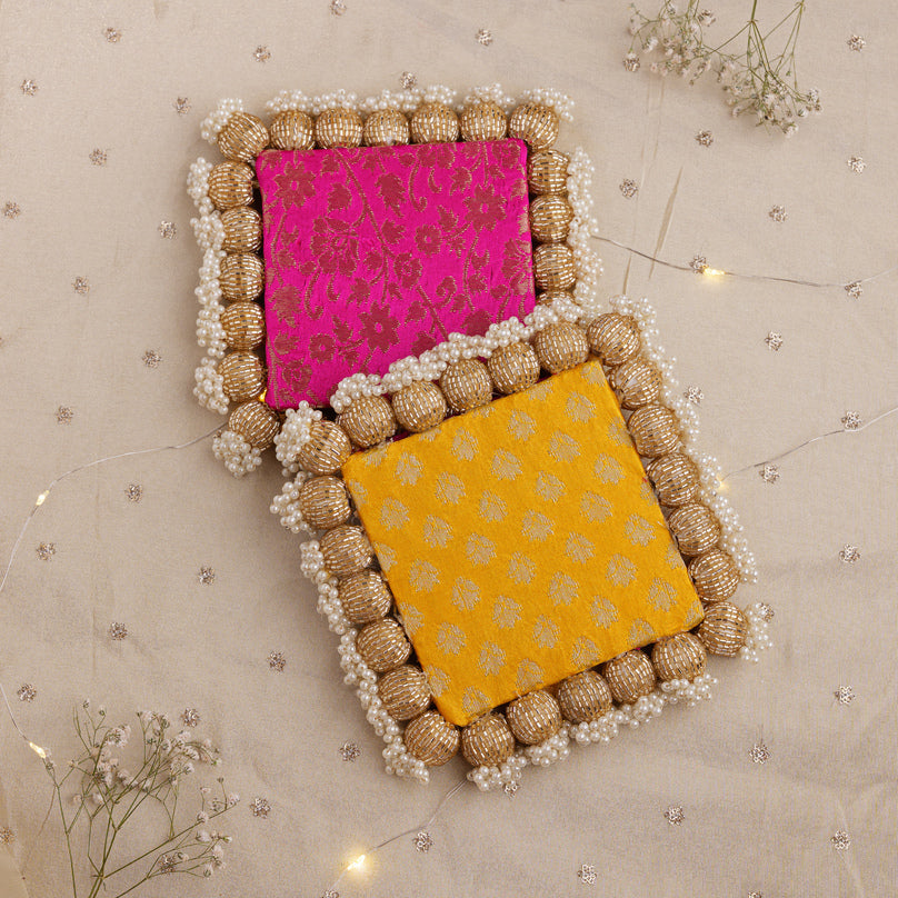 Reversible Pearl Beaded Rangoli