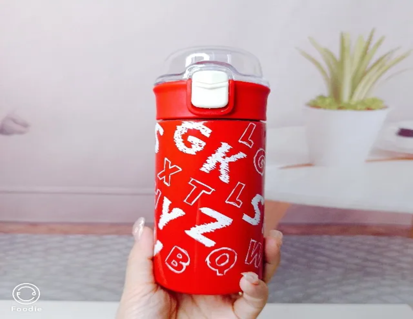 Small Red Alphabet Letters  Bottle