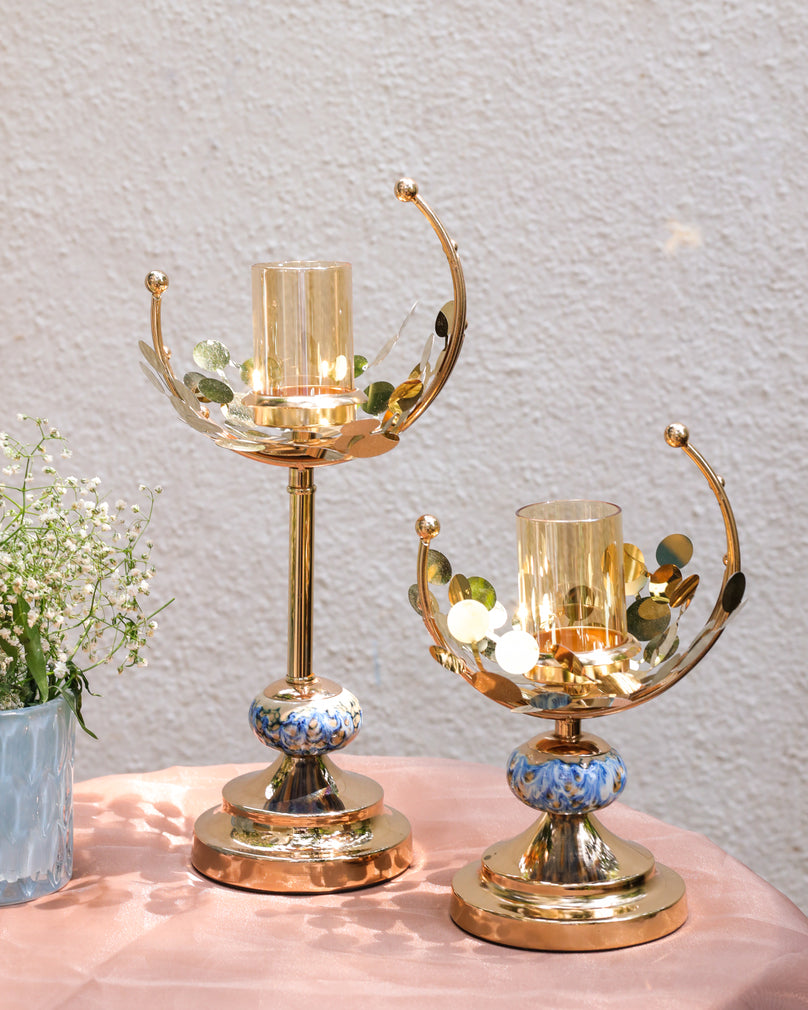 Nature inspired candle holder