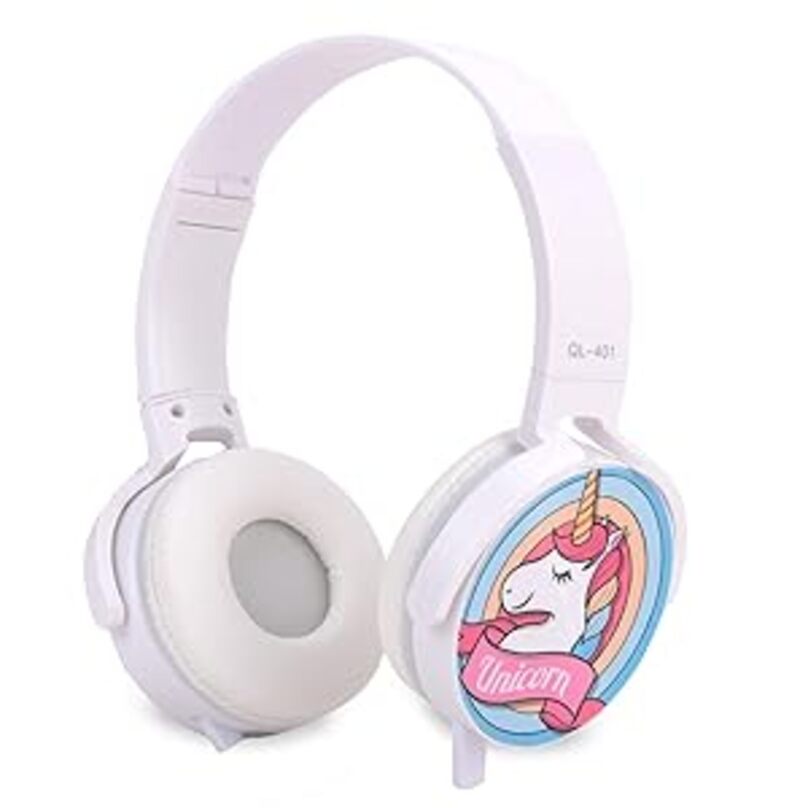 Unicorn Wired Stereo Headphones for Kids
