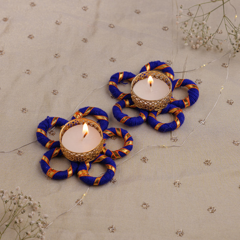 
                      
                        Bandhani Decorative Tealight Diyas
                      
                    
