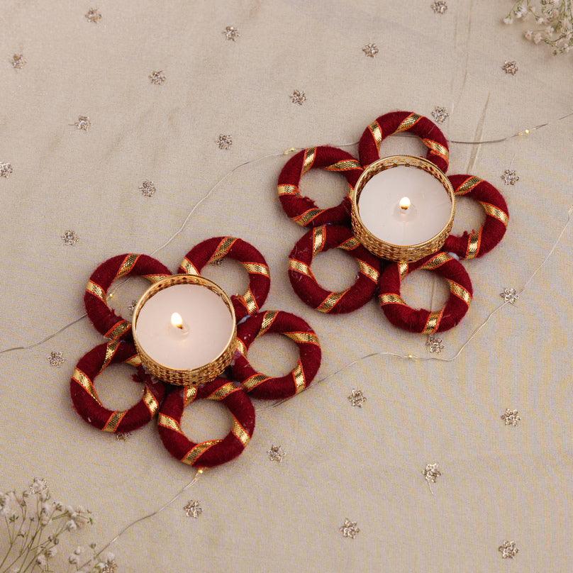 
                      
                        Bandhani Decorative Tealight Diyas
                      
                    