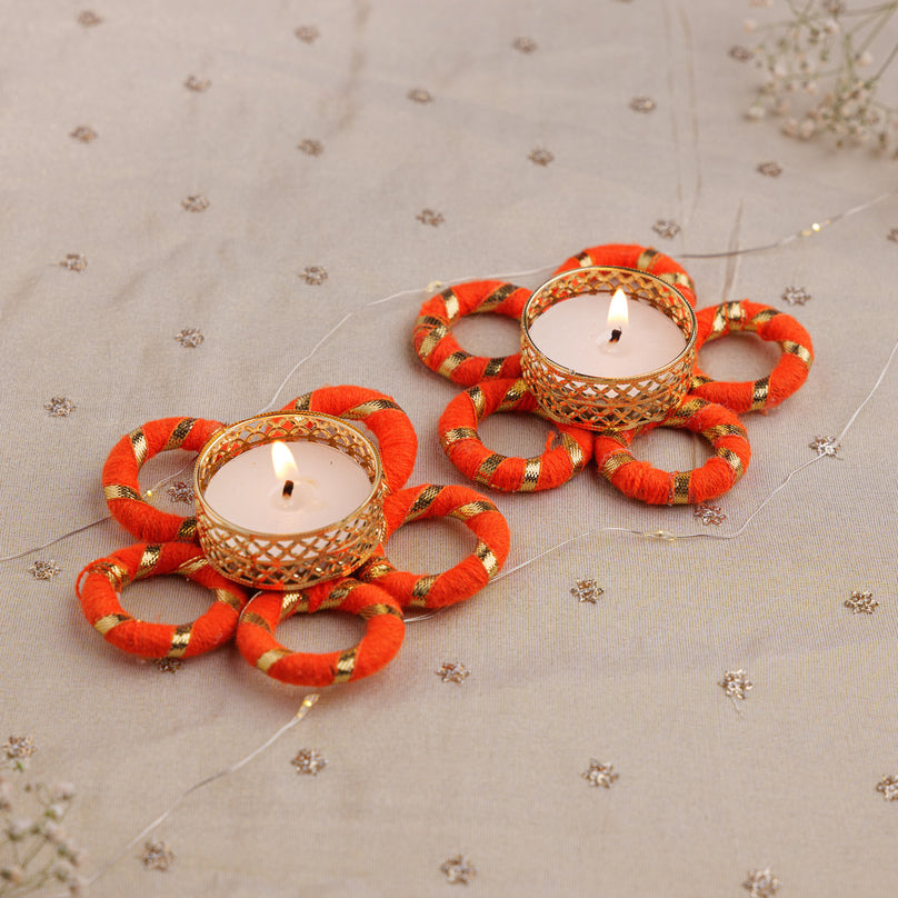 
                      
                        Bandhani Decorative Tealight Diyas
                      
                    