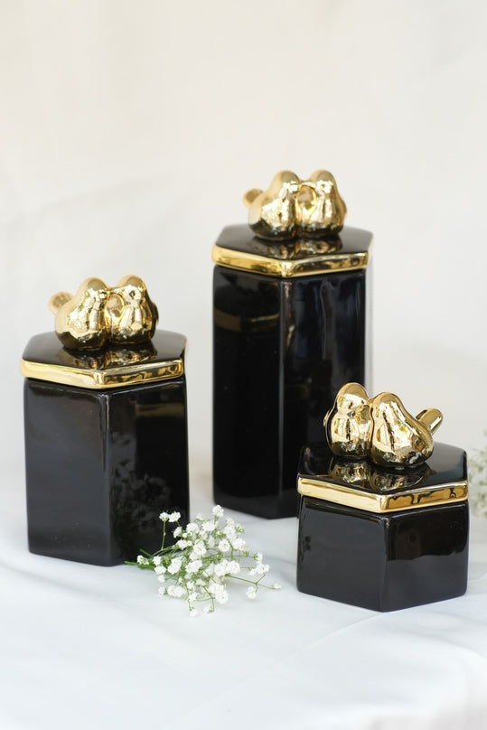 
                      
                        Birds Dark Black Jar
                      
                    