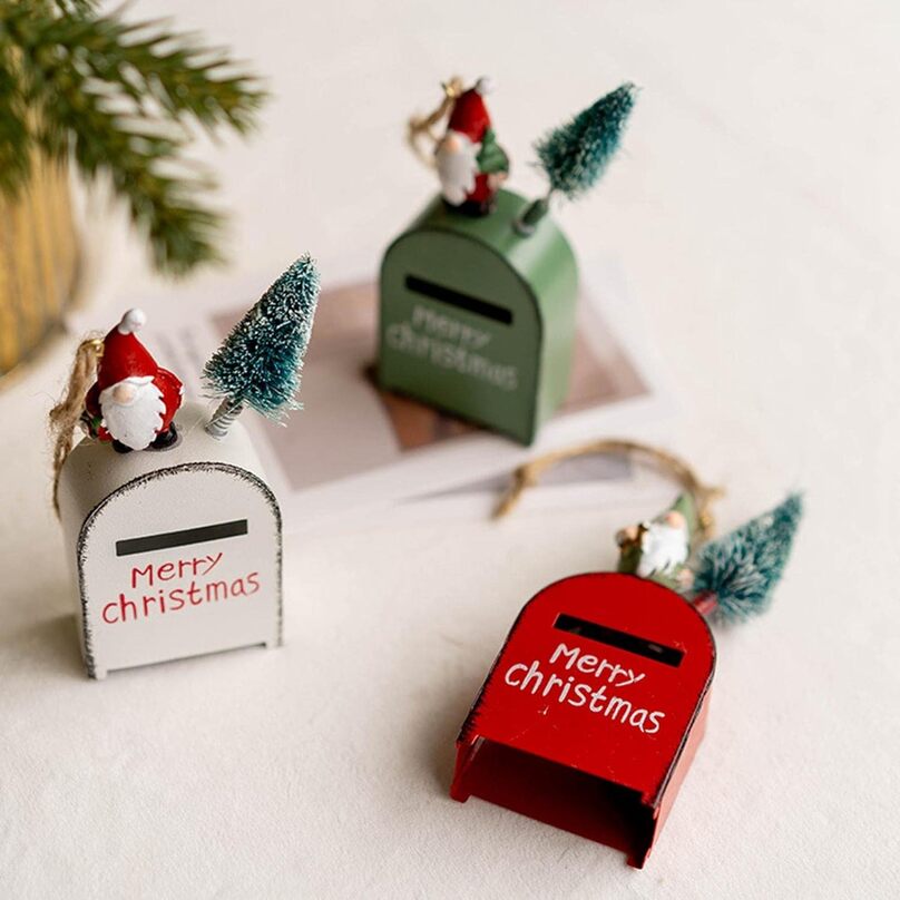 Christmas Mini Mailbox Decoration