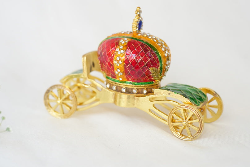 Crowned Carriage Trinket Box
