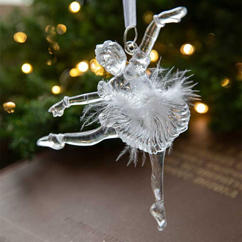 Crystal Ballerina Hanging Ornament