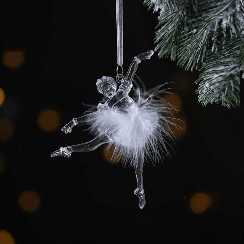 Crystal Ballerina Hanging Ornament