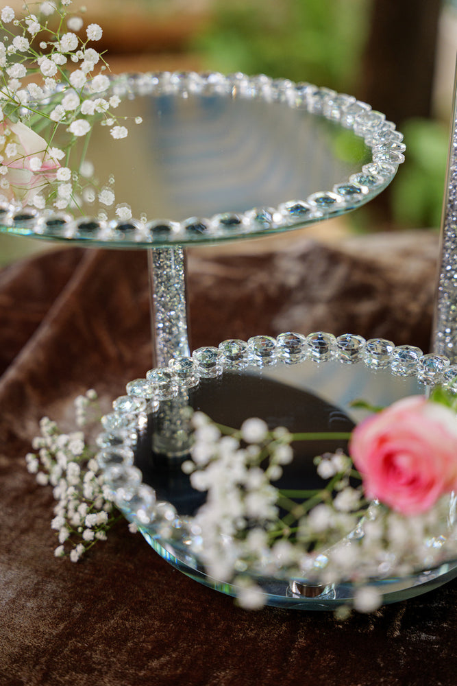 
                      
                        Crystal Lotus 2-Tier Display Stand
                      
                    