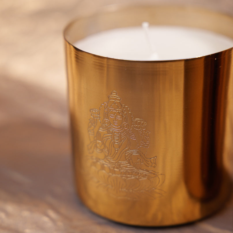 Divya Shakti Laxmi Ganesha Candle Set