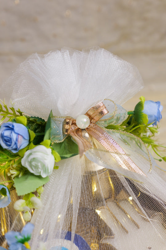 Diwali corporate gift hamper with evil eye decoration