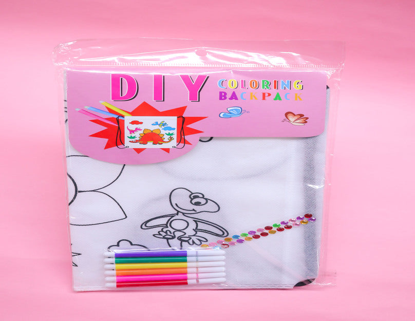 
                      
                        Dinosaur  DIY Coloring Backpack
                      
                    