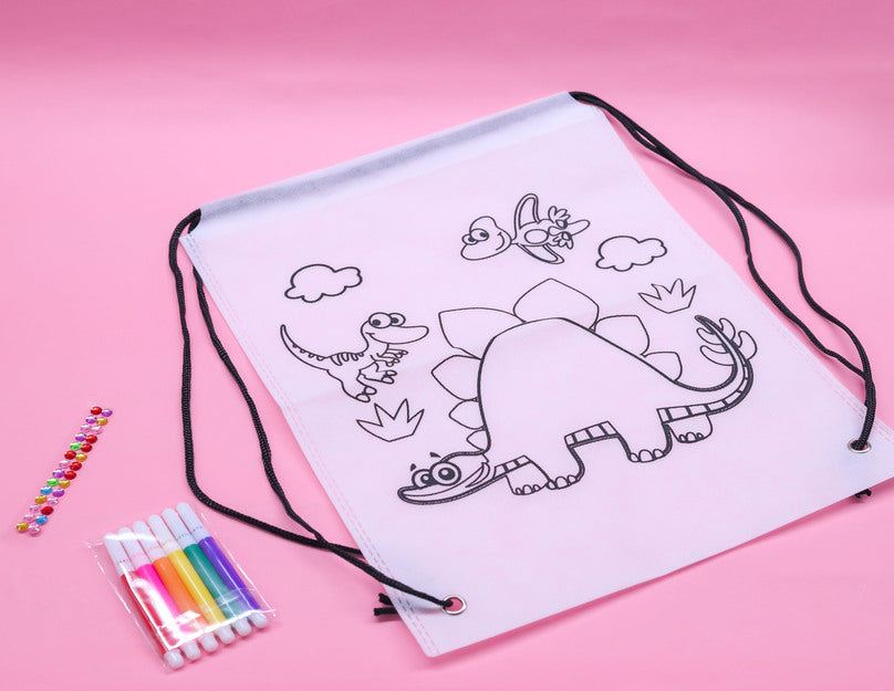 
                      
                        Dinosaur  DIY Coloring Backpack
                      
                    