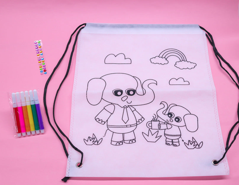 
                      
                        Elephant DIY Coloring Backpack
                      
                    