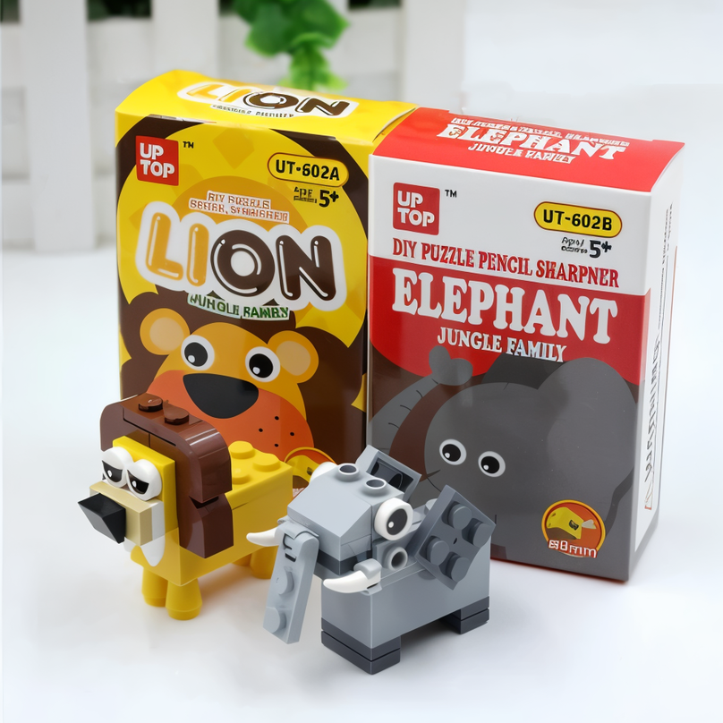 DIY puzzle pencil sharpener for kids