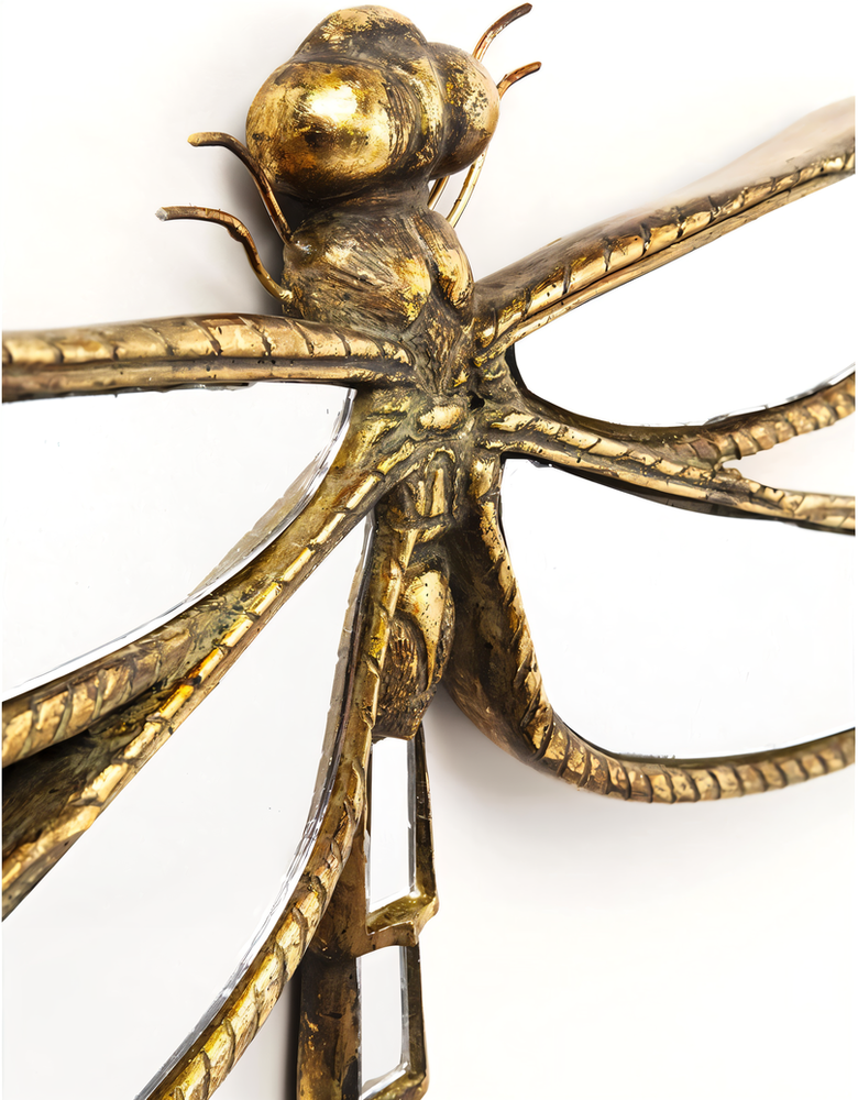
                      
                        Brass Dragonfly Decorative Wall Mirror
                      
                    