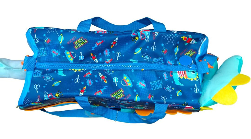 
                      
                        Bold kids duffle bag with dino print
                      
                    