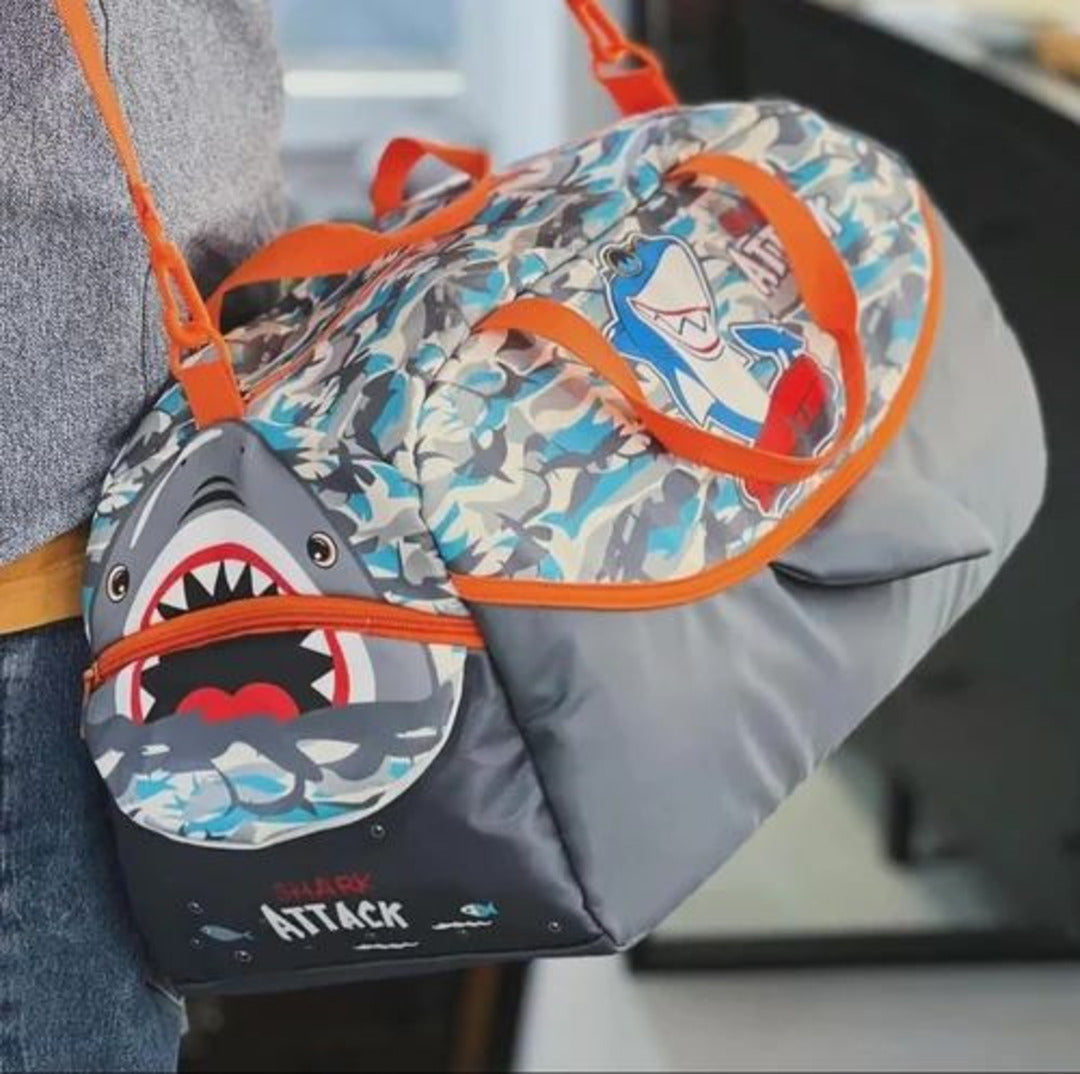 Fierce shark duffle bag for boys India