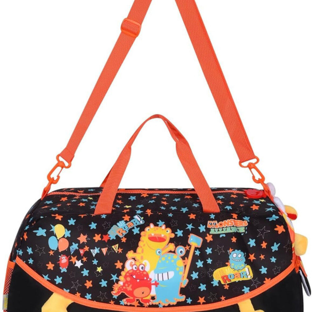 Cool kids duffle bag with monster print
