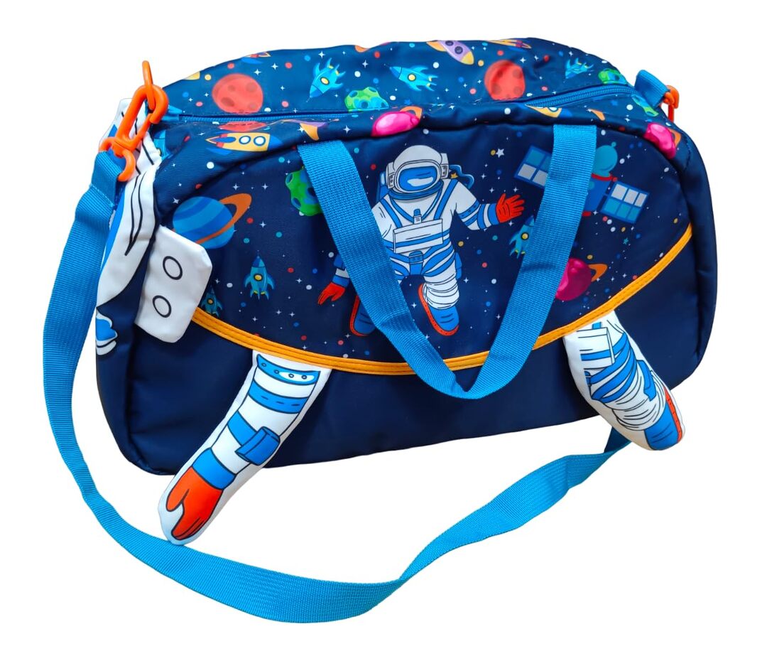 Space explorer duffle bag for school kids