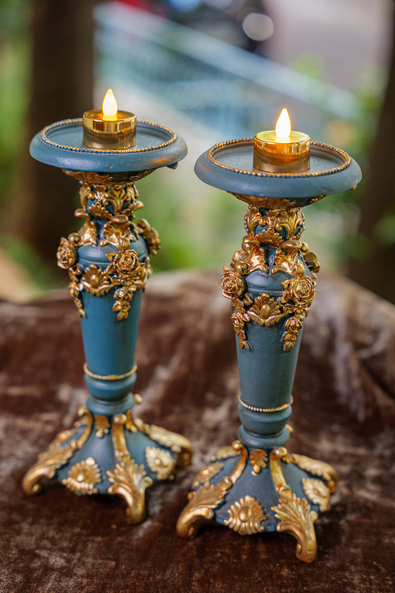 Elegant Ornate Candle Stand (Single Piece)