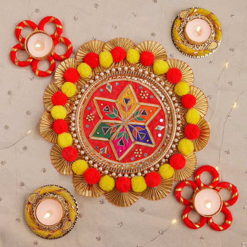
                      
                        Festive Glow Rangoli Set
                      
                    