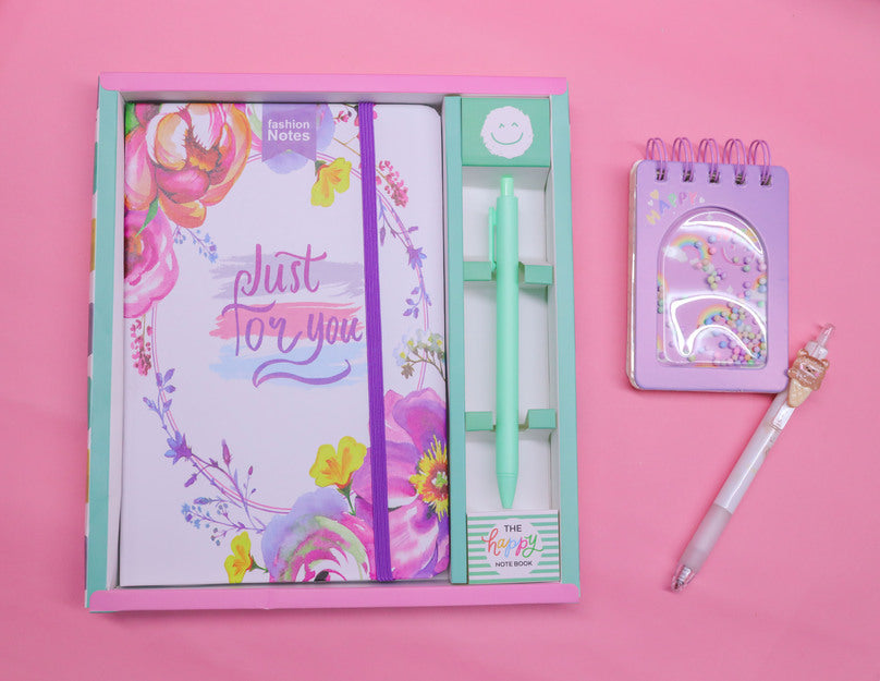 
                      
                        Just For Quote Floral Diary
                      
                    