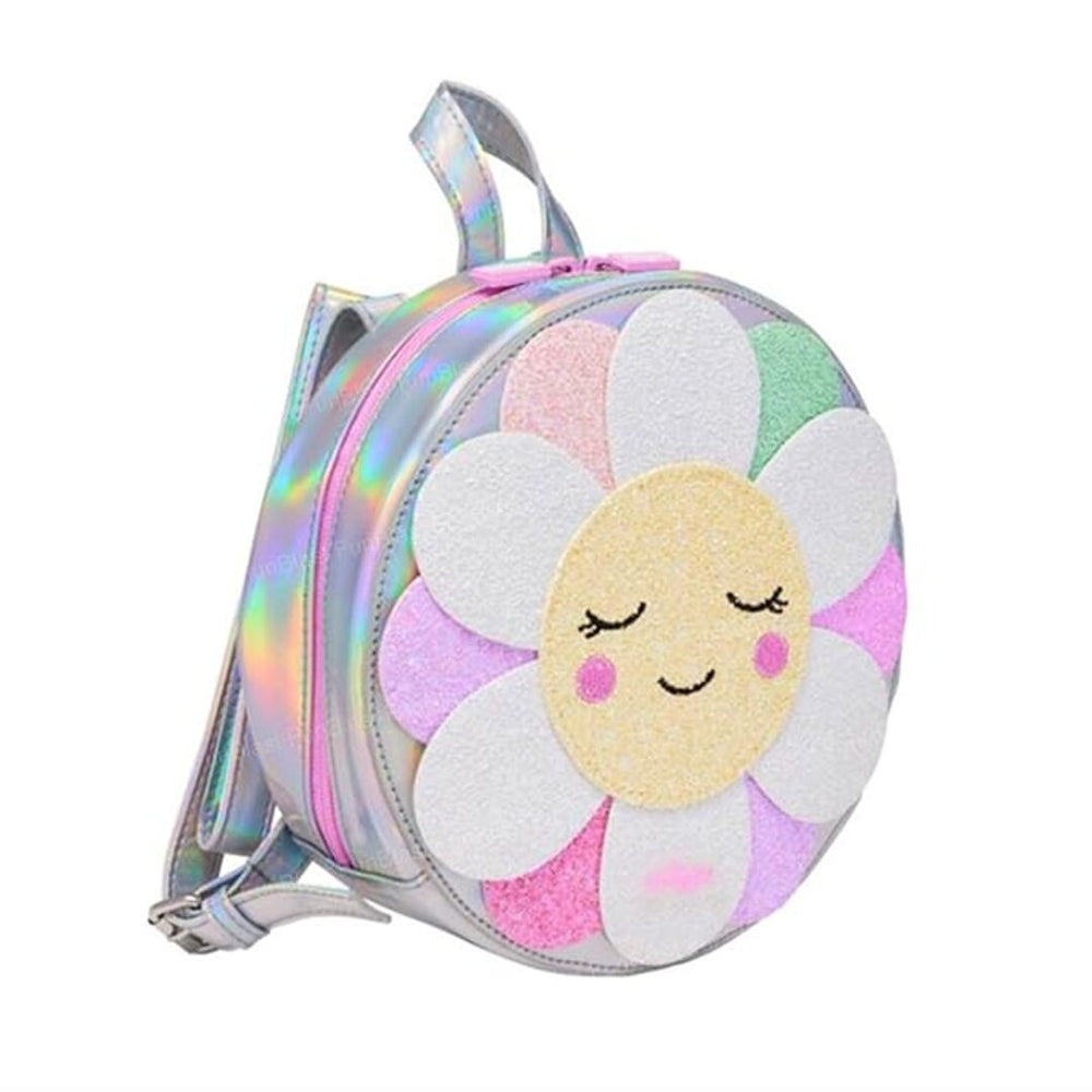 
                      
                        Cute toddler backpack with glitter flowers
                      
                    