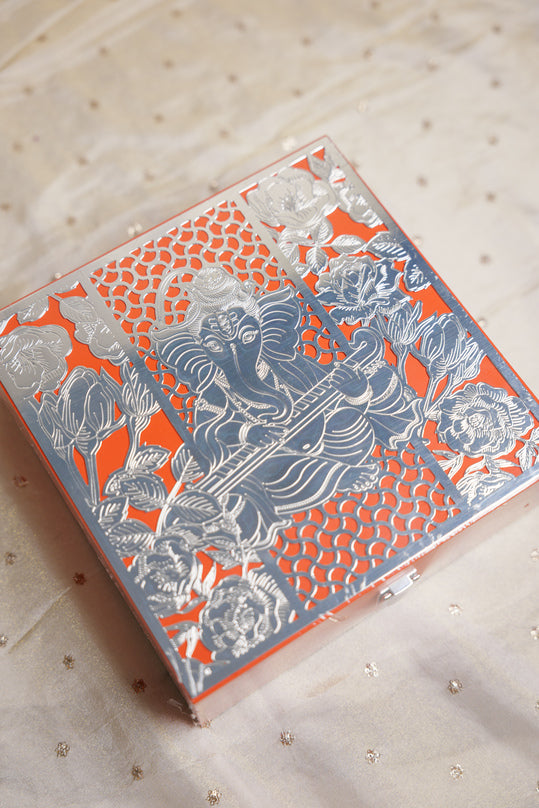 
                      
                        Ganesha Silver-Plated Keepsake Box
                      
                    
