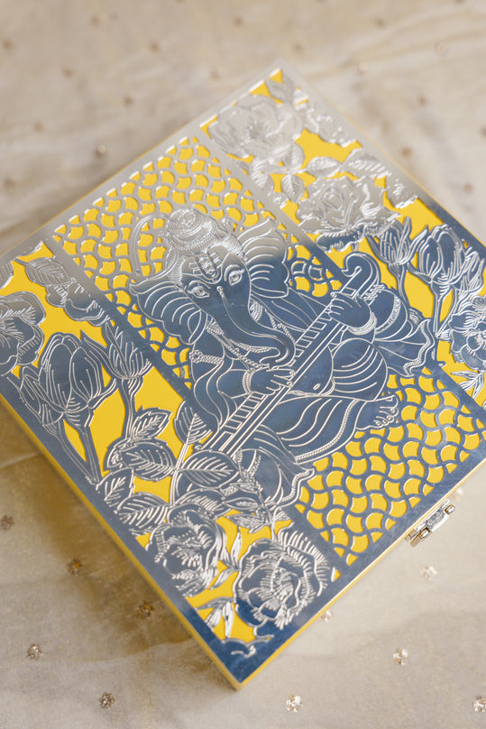 
                      
                        Ganesha Silver-Plated Keepsake Box
                      
                    