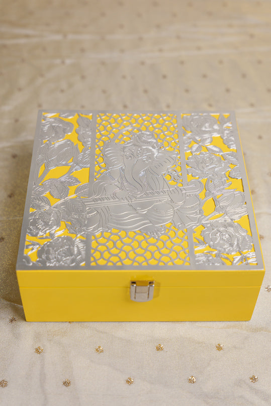 
                      
                        Ganesha Silver-Plated Keepsake Box
                      
                    