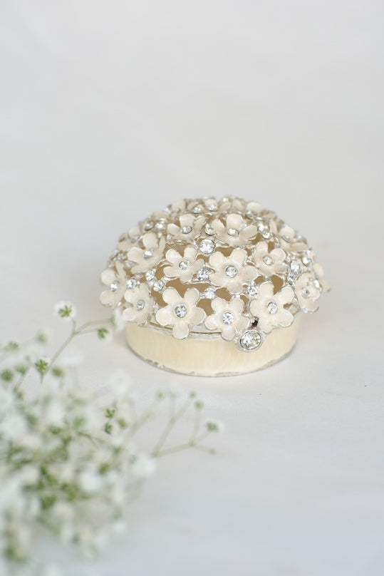 Gem Floral Round Box