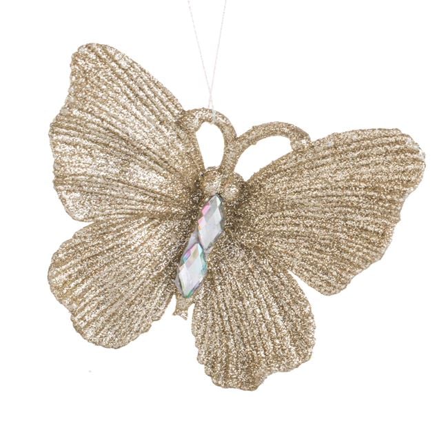 Glitter Butterfly Hanging Ornaments