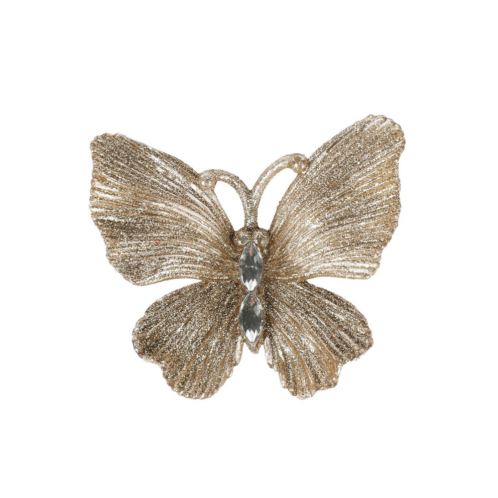 Glitter Butterfly Hanging Ornaments