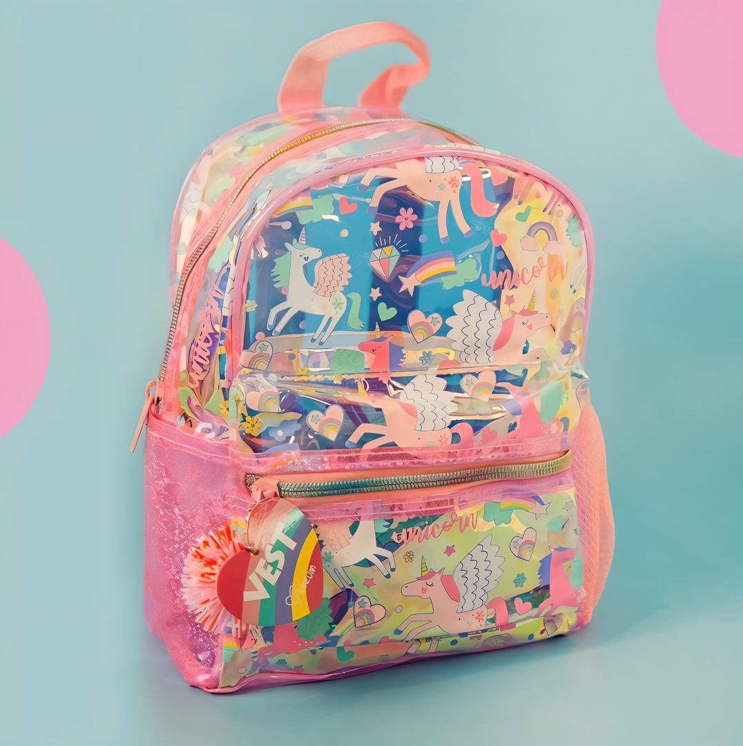 Glitter fantasy mini backpack for girls