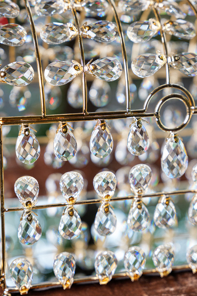 Golden Crystal Treasure Box