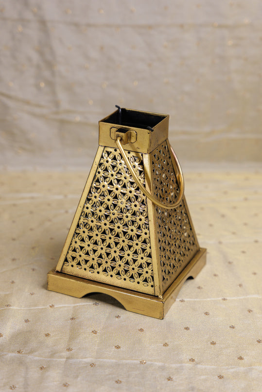 Golden Filigree Lantern