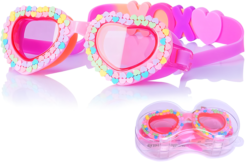 Heart-Shaped Swimming Goggles